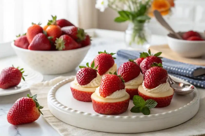 Cheesecake Strawberries: Verführerisch und unwiderstehlich