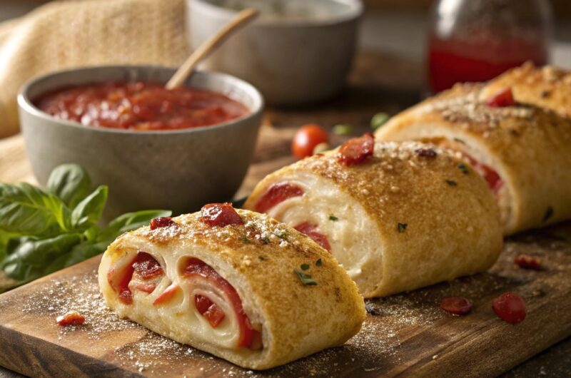 Pizzarollen mit Salami und Mozzarella – So schmeckt echtes Soulfood!