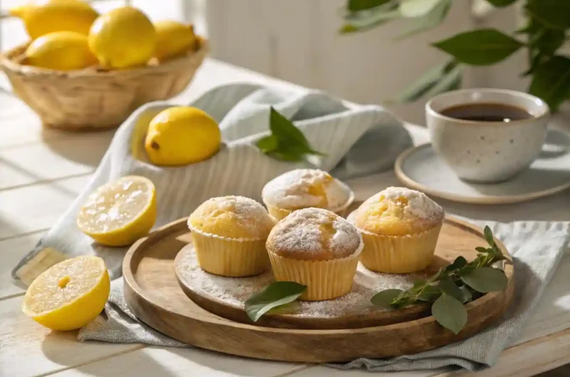Lockere Zitronenmuffins, die dein Herz erobern